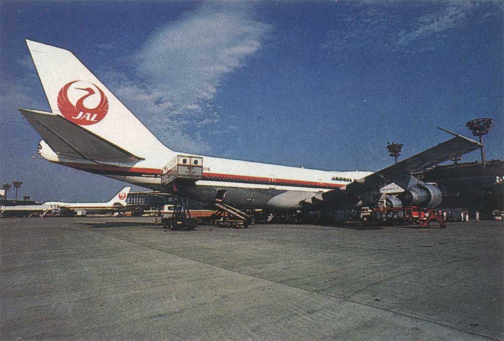 Boeing 747 компании JAL - Japan Airlines, разбившийся 12 августа 1985 г, рейс 123. Фото 1982 г