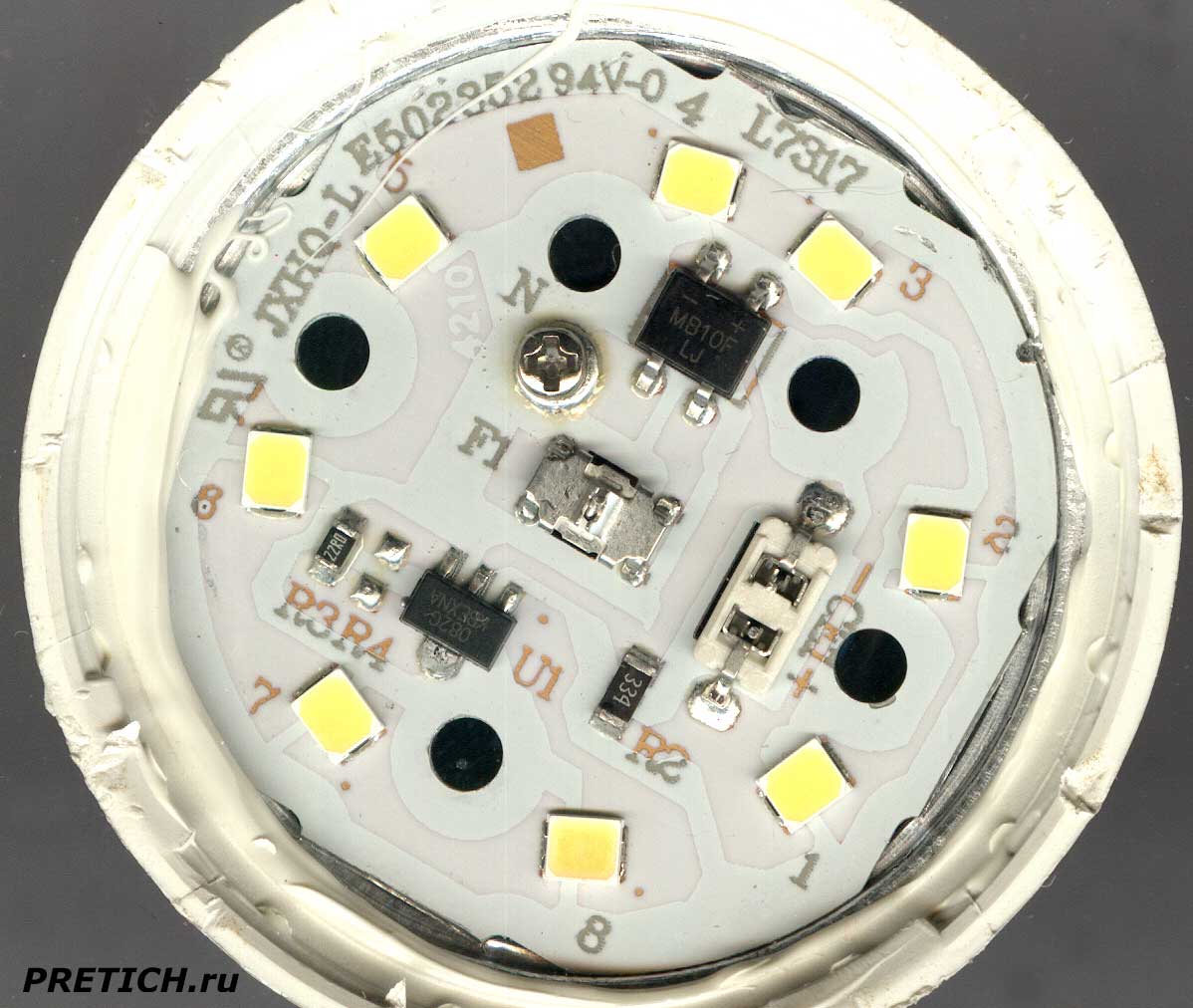 ЭРА LED A60-10W-840-E27 R мигает, включится и отключится, что делать