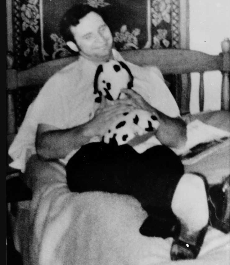 Дин Корлл Конфетный человек, в начале 1970-х годов в Хьюстоне, штат Техас