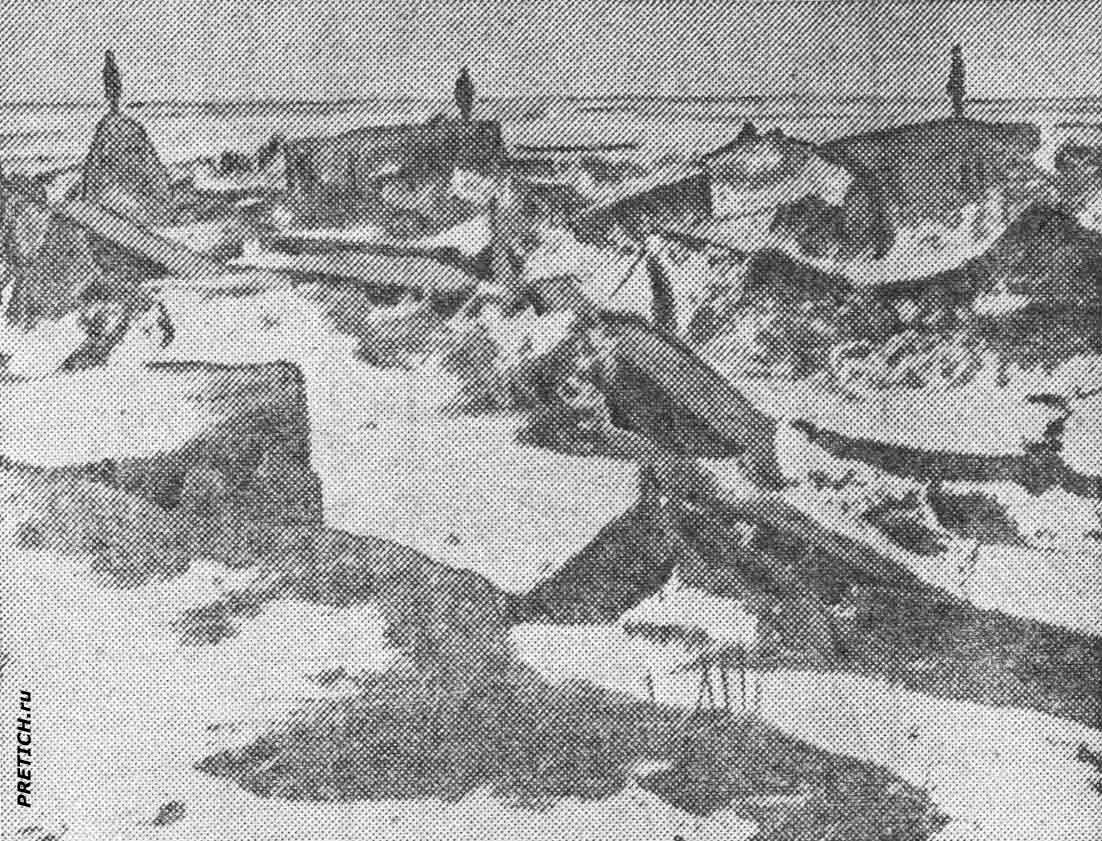 побережье Иссык-Куля, разрушения вызванные землетрясением в 1911 г.