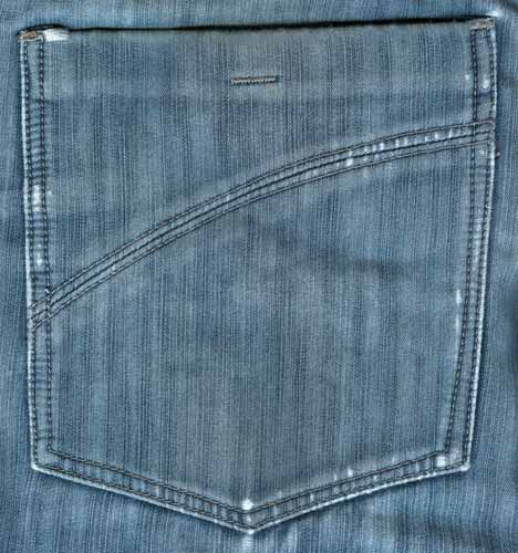 Mavi Blue Jeans задние карманы мужских джинсов, пятиугольные