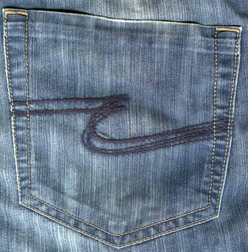 Colin’s Jeans задние карманы с характернвм рисунком, джинсы мужские