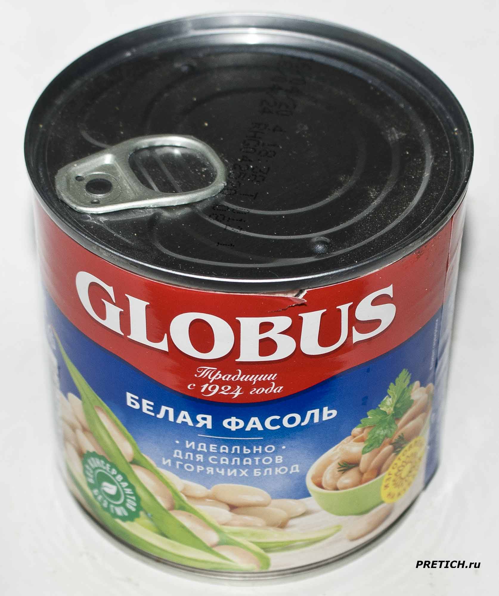 Отзыв и описание Globus Белая фасоль сделано на Кубани