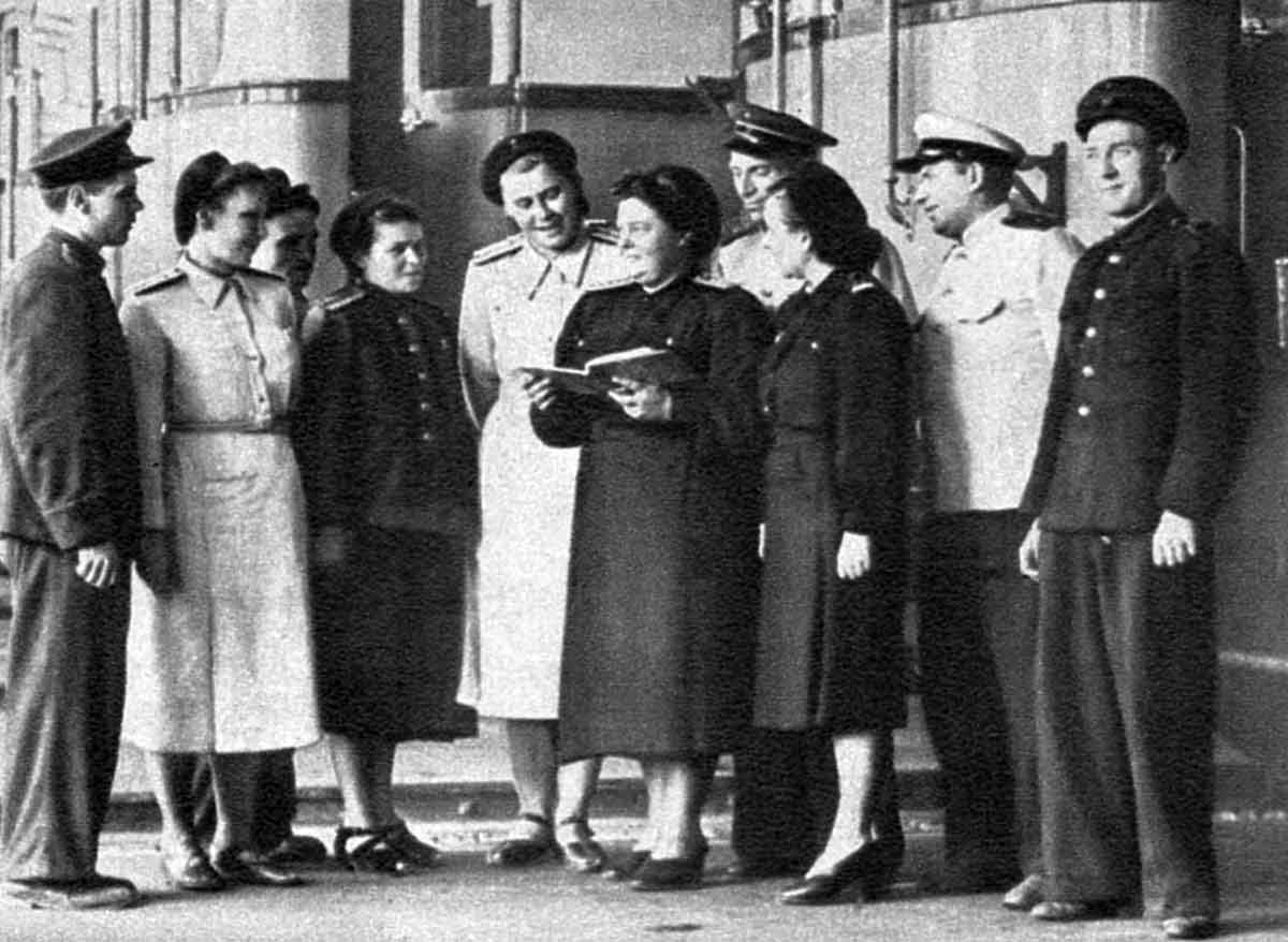 История и работа московского метрополитена, фото 1953 года