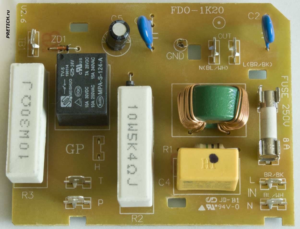 FDO-1K20 плата электроники в микроволновке BEKO MOC 20100 W