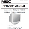 NEC MultiSync FE991SB руководство и сервис мануал