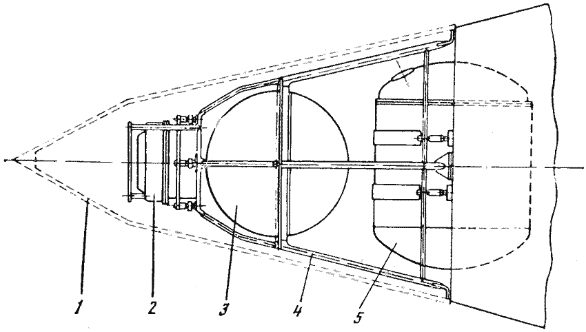 Спутник 2 СССР, чертеж
