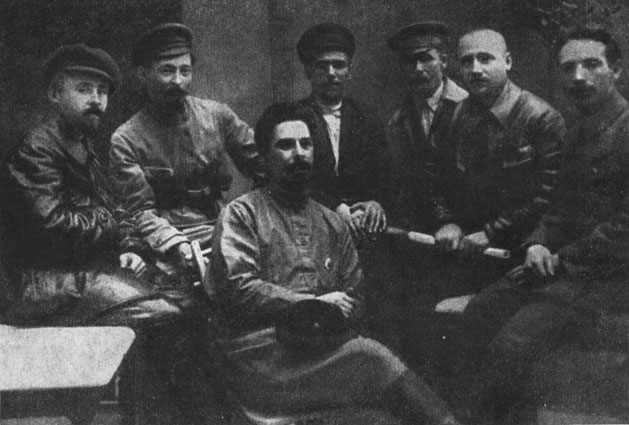 Ф.Э. Дзержинский среди членов коллегии ВЧК. 1919 год