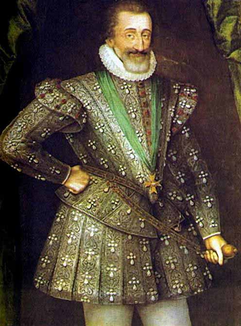 Портрет французского короля Генриха IV