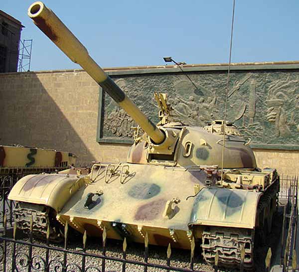 Танк Т-54 египетской армии