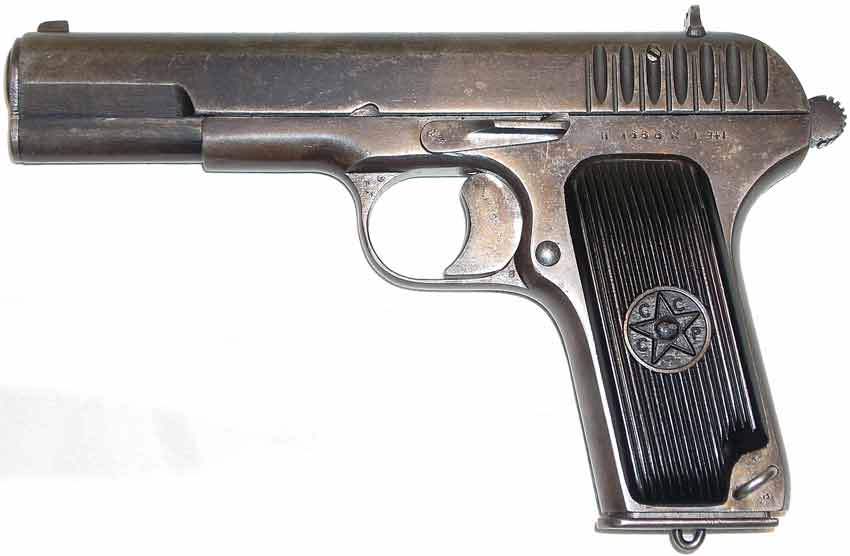 Советский пистолет ТТ системы Токарева образца 1933 года