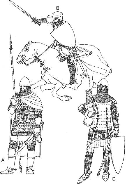 Доспехи рыцарей Византии, Германии, Европы 10-13 века