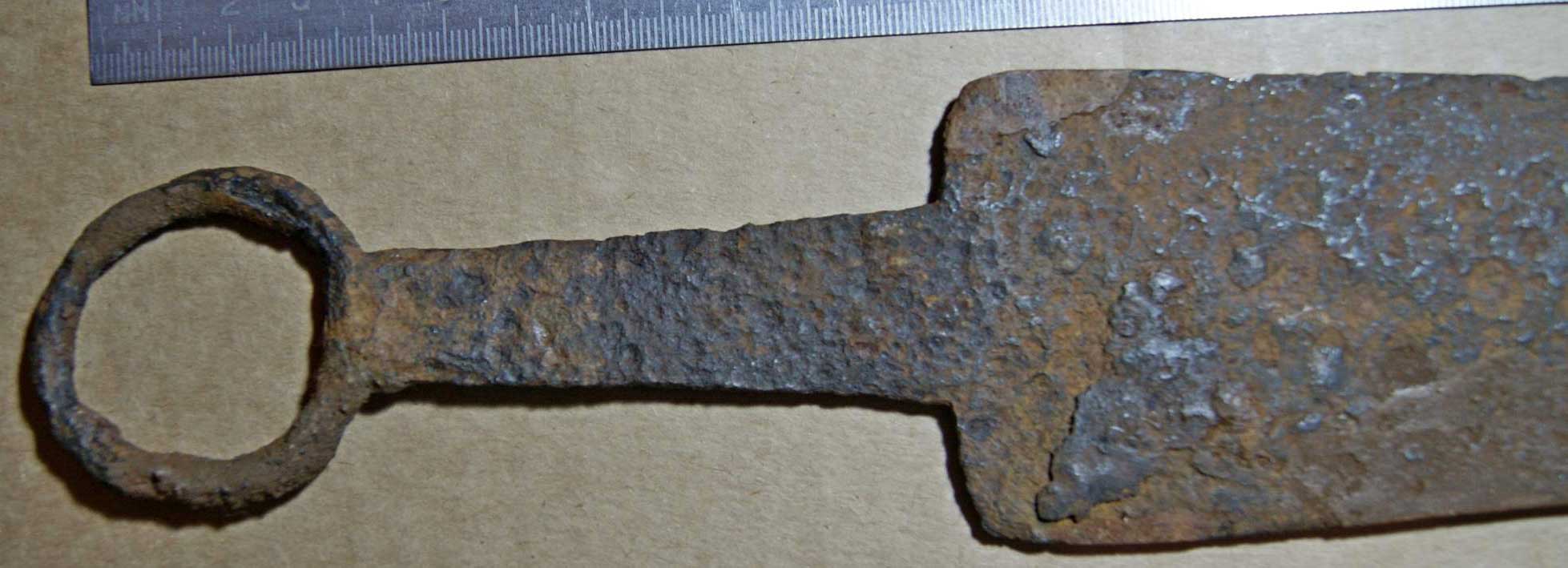 Настоящий железный рыцарский меч археологическая находка