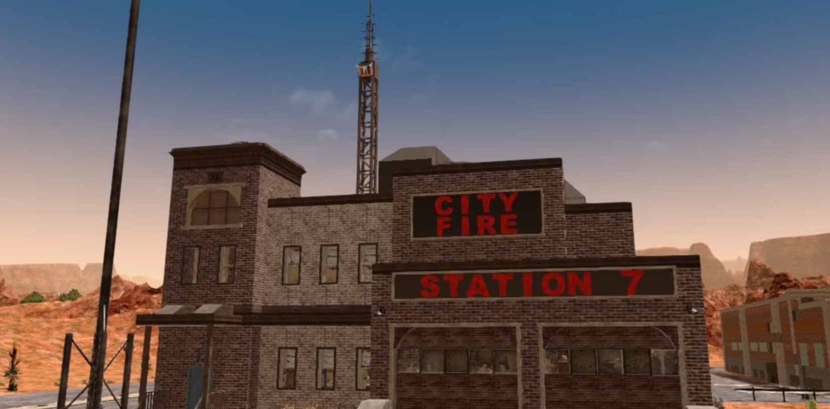 Fire Station 7 база в пожарной части игра 7 Days To Die