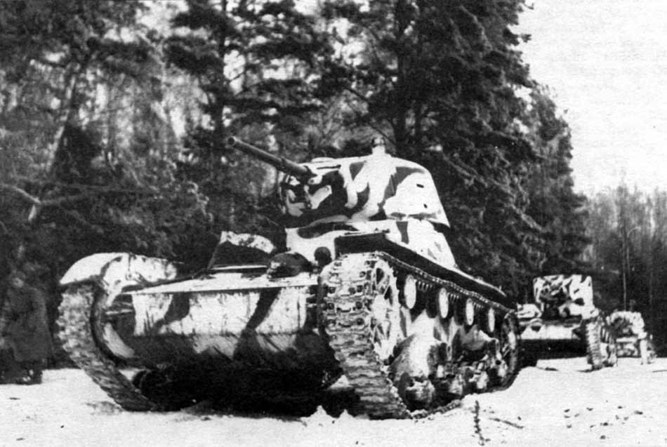 1941 - танки Т-26 под Москвой