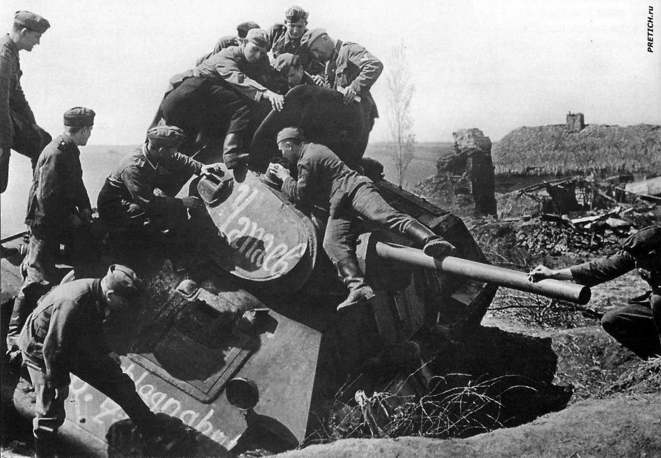 1942 - Т-34 Чапаев, под Харьковом