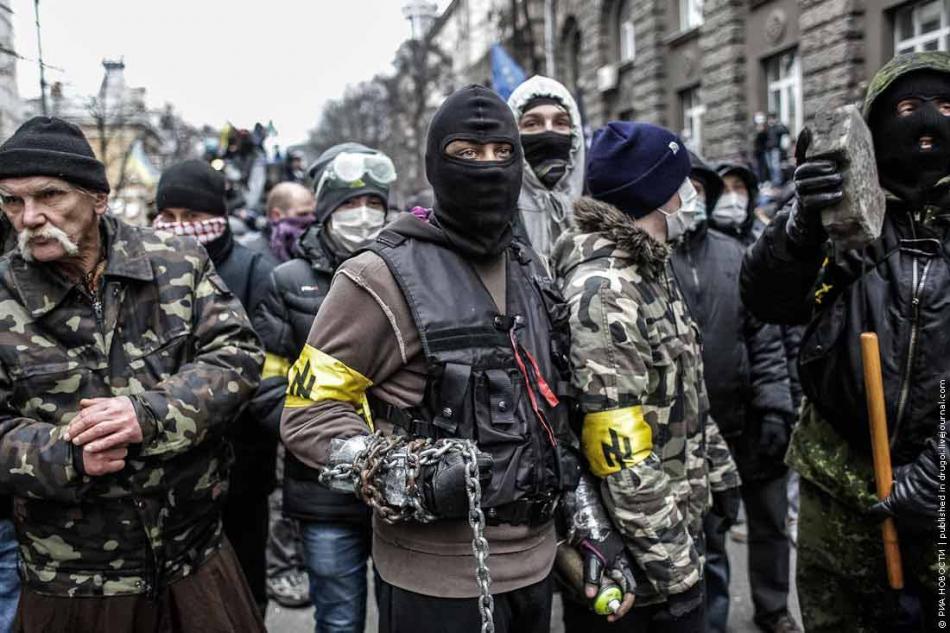 Еще фашисты - евромайдан в Киеве...