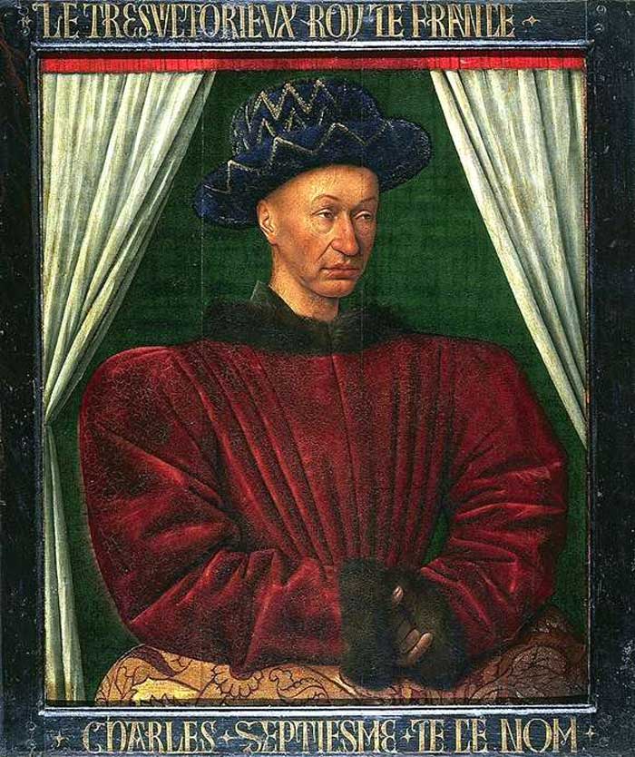 Портрет короля Франции Карла VII
