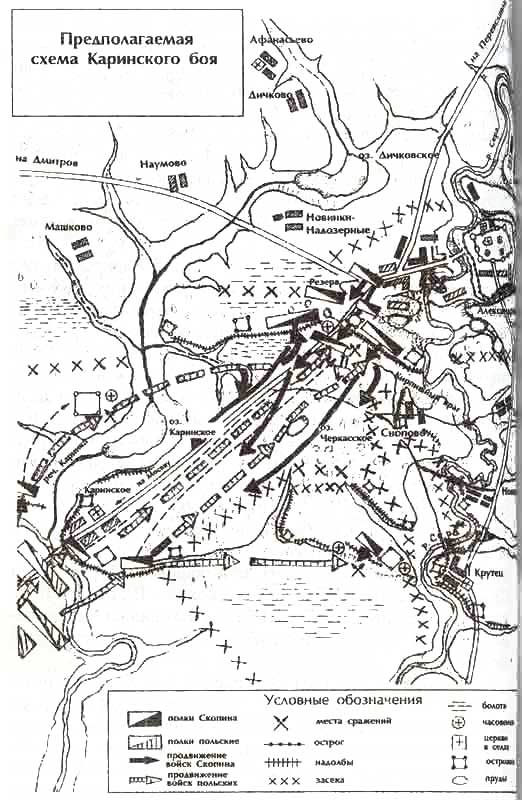 Битва на Каринском поле - 1609 г.