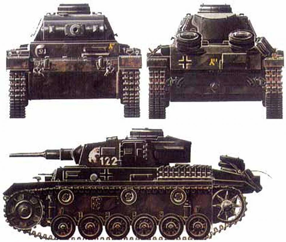 Pz.Kpfw.III немецкий танк, Вермахт