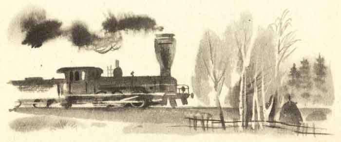первая русская железная дорога, рисунок