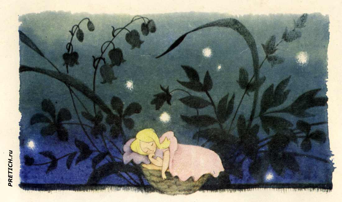 Andersen Thumbelina иллюстрации к сказке