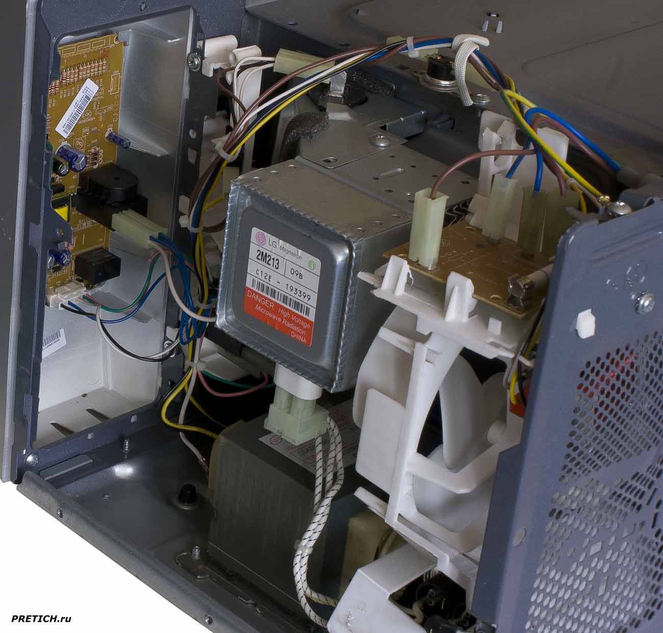 LG MS-2349HS ремонт микроволновой печи
