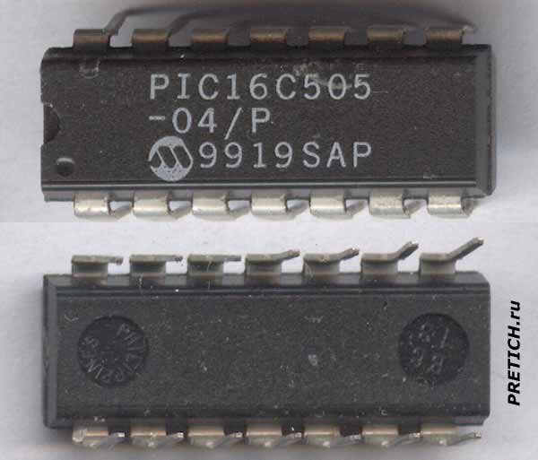 PIC16C505-04/P микроконтроллер Microchip