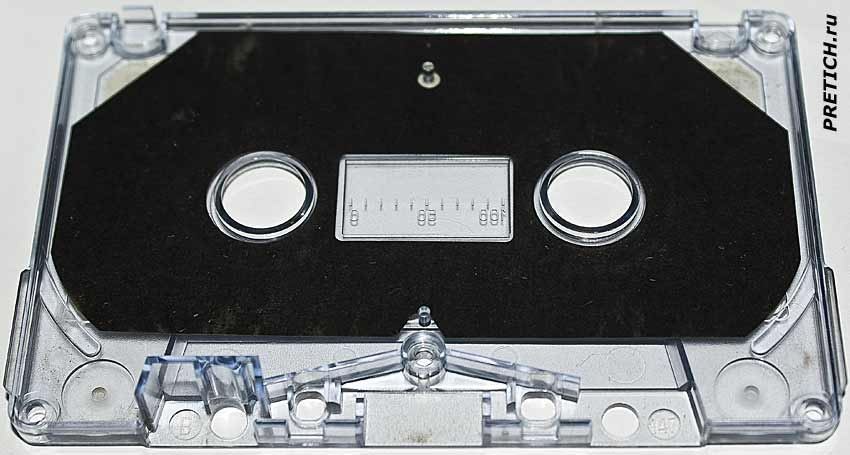 SONY C-60 внутреннее устройство компакт-кассеты
