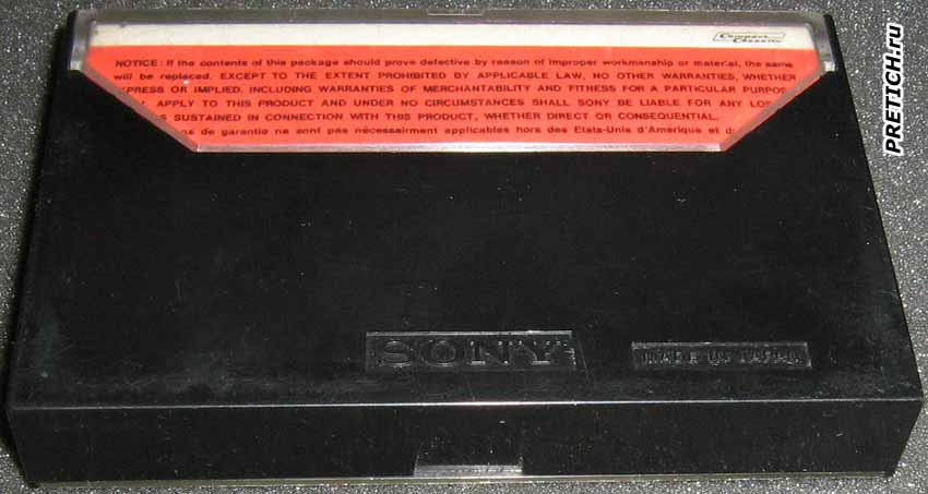 SONY C-60 Compact Cassette полное описание