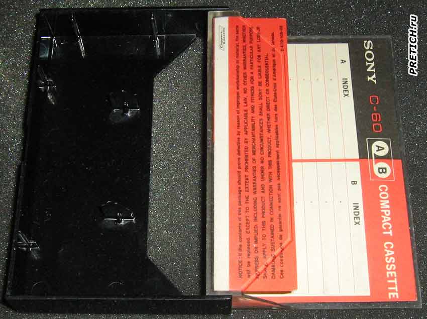 SONY C-60 рассмотрим компакт-кассету
