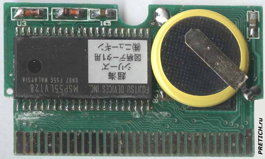 MSP55LV128 разборка картриджа Nintendo