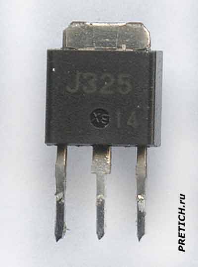 Транзистор J325, полное имя GT50J325