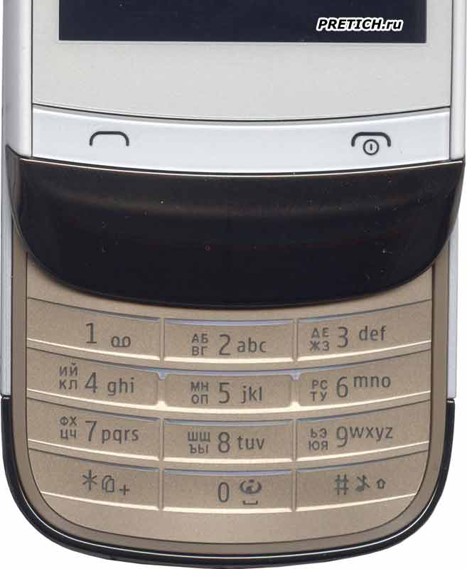 Nokia C2-03 клавиатура сотового телефона