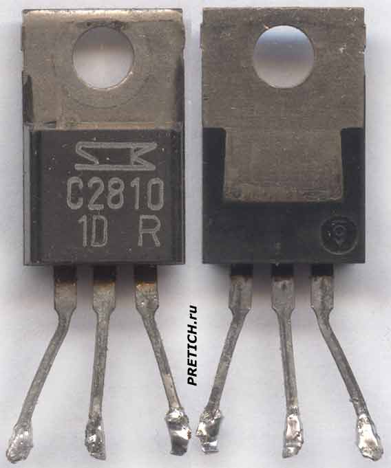 МОСФЕТ транзистор 2SC2810, на нем маркировка C2810