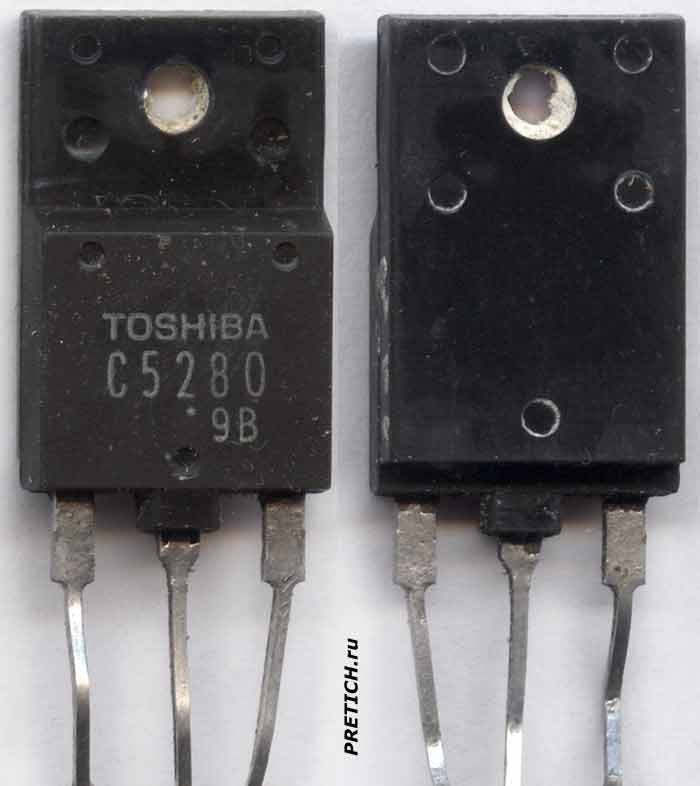 Toshiba C5280 9B транзистор, 2SC5280
