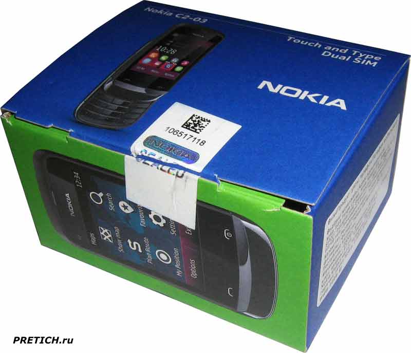 Nokia C2-03 мобильный телефон, обзор