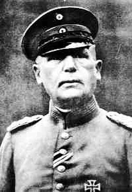 Немецкий генерал Generaloberst von Einem 1914 год