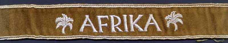 Вермахт Африканский корпус, нарукавная повязка