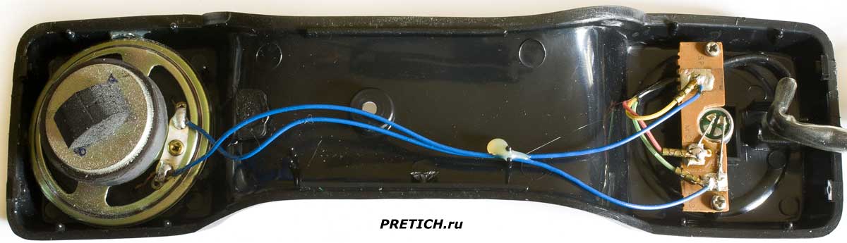 SI-101 разборка трубки аналогового телефона
