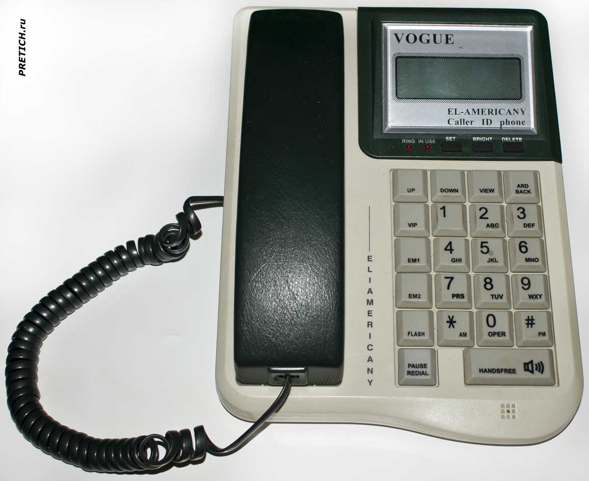 VOGUE AL-8881 обзор проводного телефона