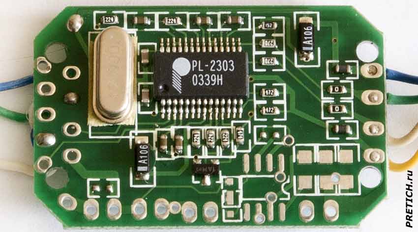 PL-2303 преобразователь интерфейса USB в UART, RS232, COM