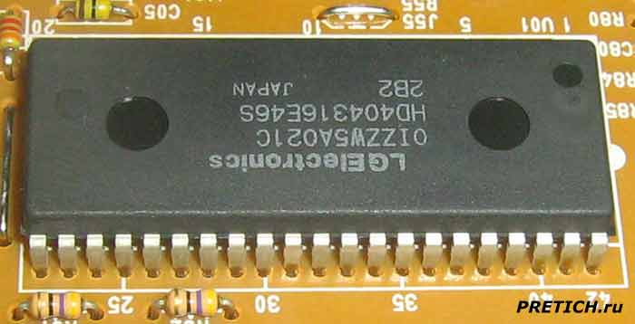 LG Electronics 0IZZW5A021C HD404316E46S процессор в MH-595T