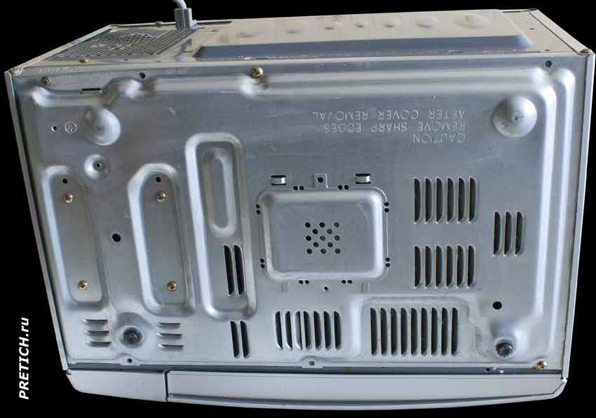 LG MH-595T ремонт микроволновой печи