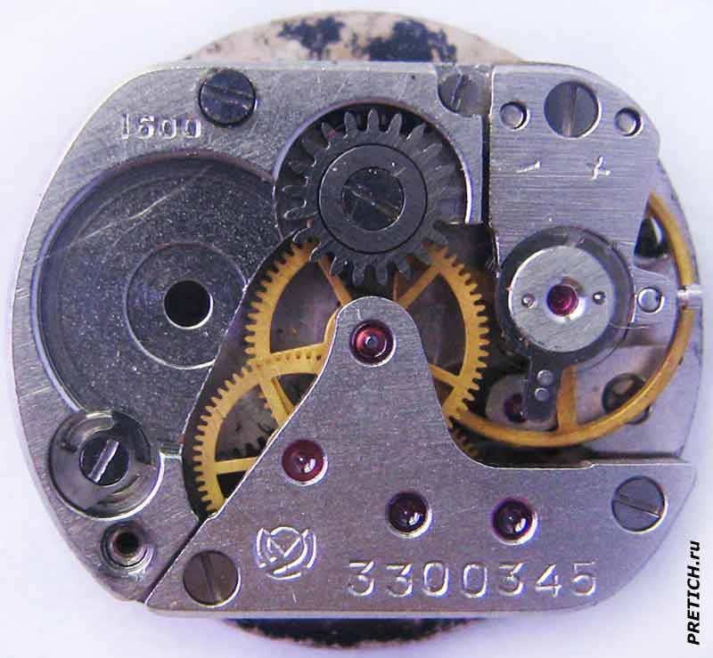 Слава-1600 описание механизма часов СССР