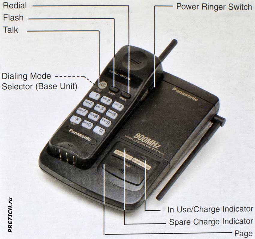 Panasonic KX-TC905-W телефонный аппарат, обзор