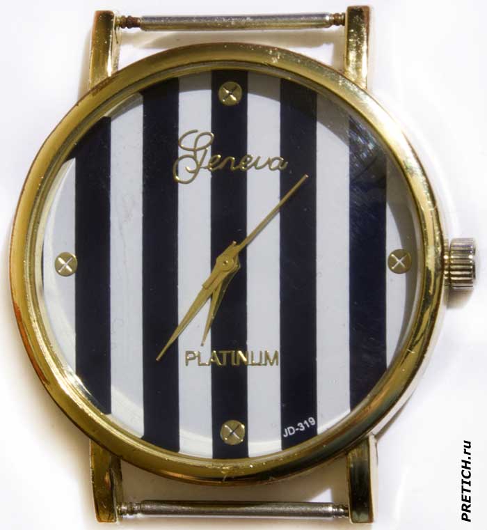 Geneva Platinum JD-319 кварцевые часы, Китай