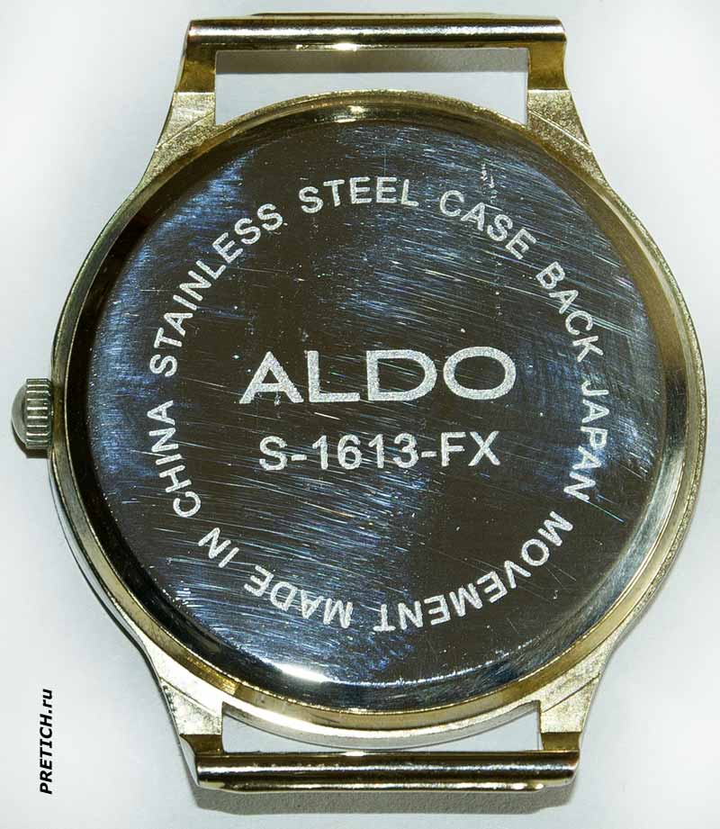 ALDO S-1613-FX описание, часы кварцевые, замена батарейки