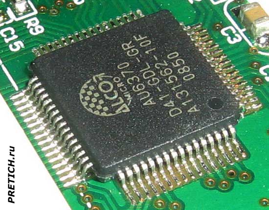 Alcor Micro AU6370 чип кардридера, обзор и разборка