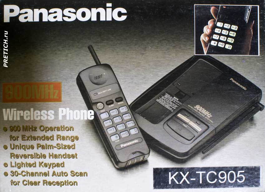 Panasonic KX-TC905-W радиотелефон, описание